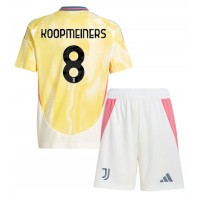 Maglie da calcio Juventus Teun Koopmeiners #8 Seconda Maglia Bambino 2024-25 Manica Corta (+ Pantaloni corti)